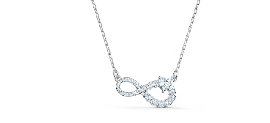 スワロフスキー SWAROVSKI ネックレス ペンダント インフィニティ INFINITY ホワイト 5520576