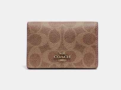 コーチ coach ビジネス カード ケース シグネチャー キャンバス 33068