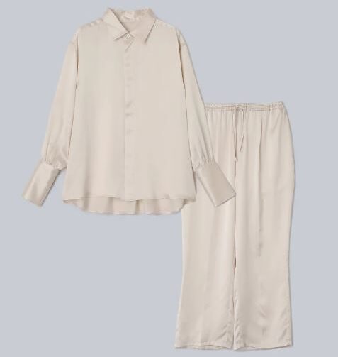 フー トウキョウ 【セットアップ】ロングカフス シルクシャツ フー トウキョウ 【セットアップ】ロングカフス シルクシャツ