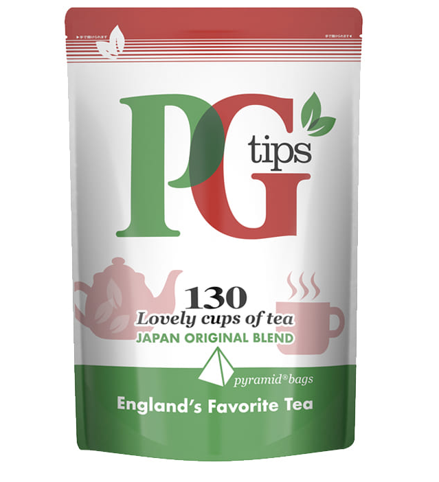 PG tips 紅茶 ピラミッド型ティーバッグ 