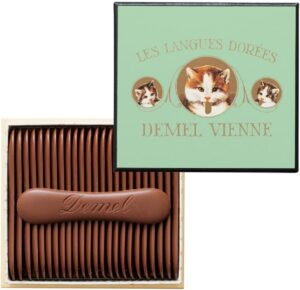 デメル(DEMEL) ソリッドチョコ猫ラベル ミルク 